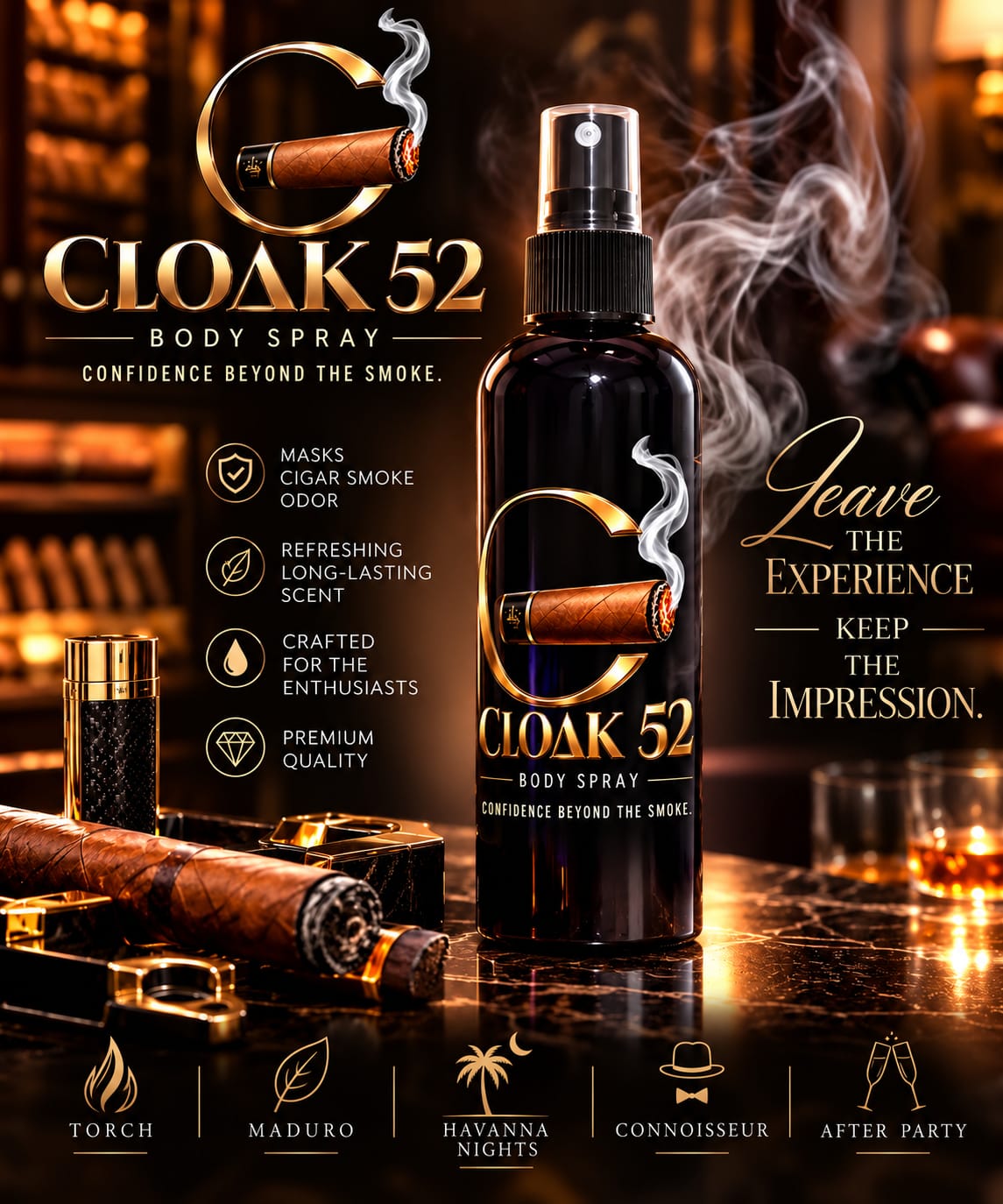 Cloak 52 body spray product